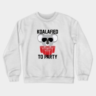 Koalafied to Party Crewneck Sweatshirt